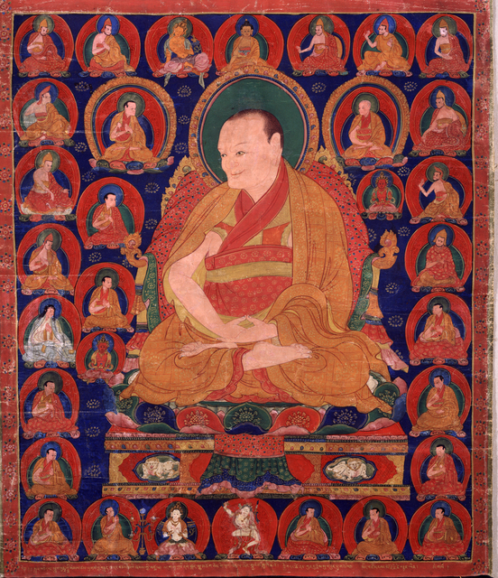 ‘Tibetan Teacher, Buddhashri Sanggye Pal (1339 - 1419)’, ca. 1515–1535, Rubin Museum of Art