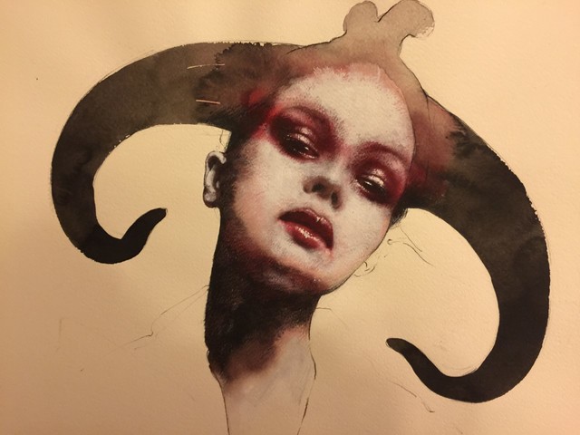Saturno Butto, ‘Untittled’, 2007, Drawing, Collage or other Work on Paper, Watercolor, ink on paper, Mishin Fine Arts