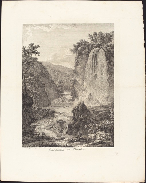 Albert Christoph Dies, ‘Cascatella di Tivoli’, 1792, National Gallery of Art, Washington, D.C.