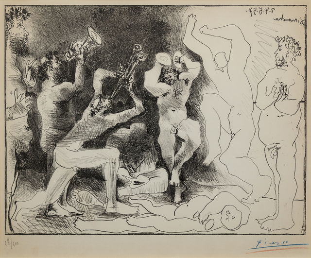 Pablo Picasso, ‘La Danse des Faunes’, 1957, Print, Lithograph, Hindman