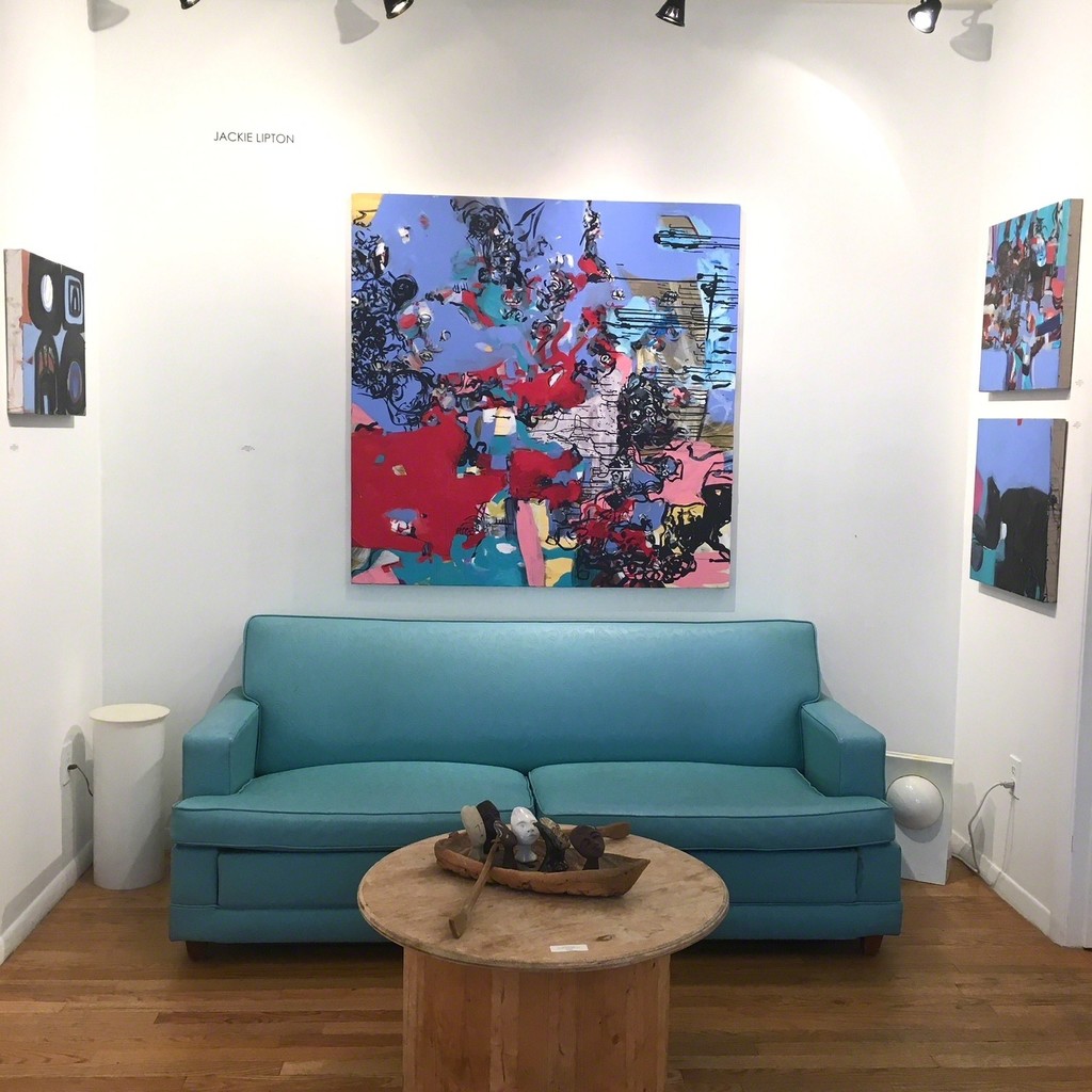 "Accidental Heart", and other paintings by Jackie Lipton "Accidental Heart", and other paintings by Jackie Lipton