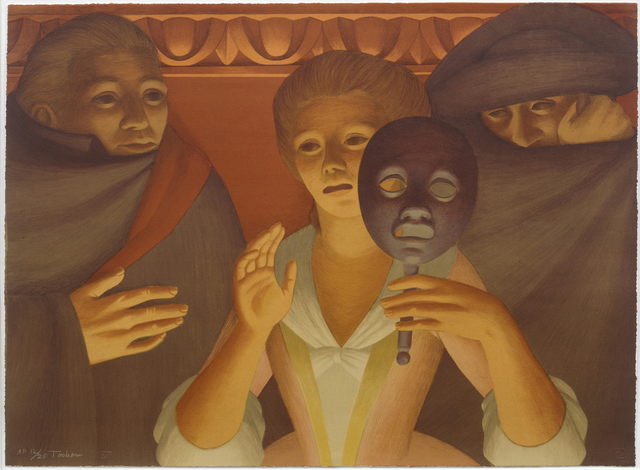 George Tooker, ‘Un Ballo in Maschera’, 1983, DC Moore Gallery