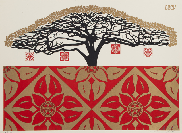 Shepard Fairey (OBEY), ‘Monkey Pod Tree’, 2006, Julien's Auctions