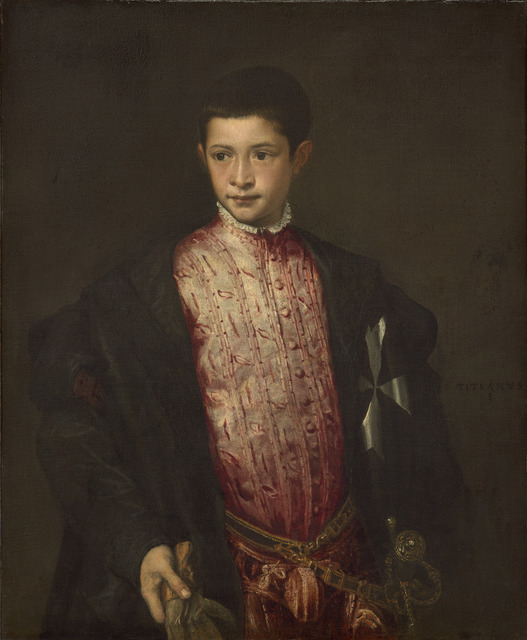 Titian, ‘Ranuccio Farnese’, 1542, National Gallery of Art, Washington, D.C.