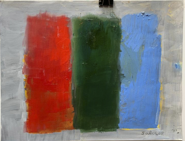 Manuel Salinas, ‘untitled’, 2020, Painting, Oil on paper, Galería Marita Segovia