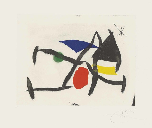 Joan Miró, ‘Plate 8 from: Càntic del Sol’, 1975, Christie's