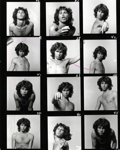 Joel Brodsky, ‘Jim Morrison, The American Poet (Contact Sheet)’, 1968, Fahey/Klein Gallery
