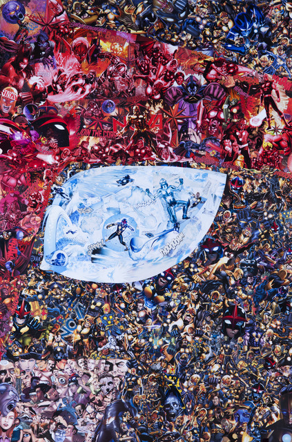 Mr Garcin, ‘Face Nova’, 2013, Drawing, Collage or other Work on Paper, Collage, Galerie Christiane Vallé