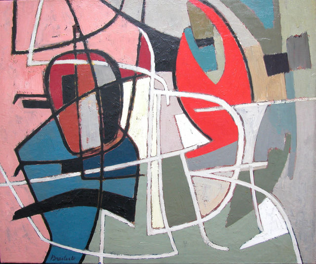 Dolf Breetvelt, ‘no title’, ca. 1950, Painting, Oil on canvas, CREATIE ART