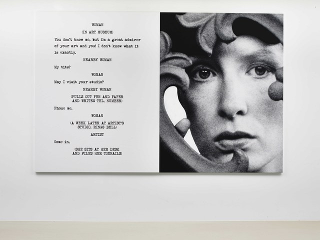 John Baldessari, ‘Pictures & Scripts: ...Files toenails’, 2015, Marian Goodman Gallery