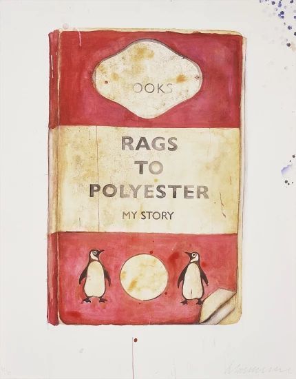 Harland Miller - Rags to Polyester