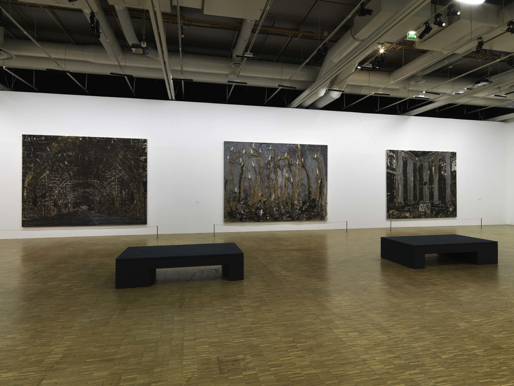 Installation view of "Anselm Kiefer" at Centre Pompidou, Paris (2015-2016) Installation view of "Anselm Kiefer" at Centre Pompidou, Paris (2015-2016)