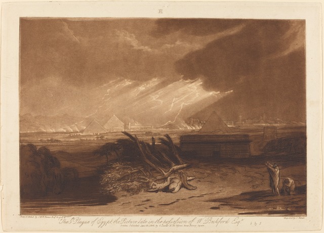 J. M. W. Turner | The Fifth Plague of Egypt (published 1808) | Artsy