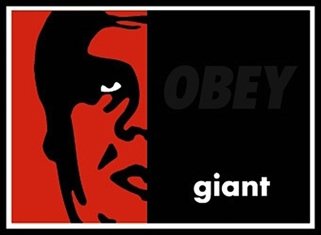 Shepard Fairey, ‘Black on Black’, 1996, Print, Screenprint, Gregg Shienbaum Fine Art
