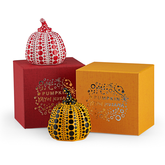 Yayoi Kusama, ‘Pumpkin (Red & Yellow)’, 2013, Other, Two painted cast resin multiples (each in original box), Rago/Wright