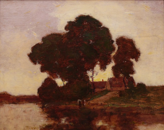 Frederick Kost, ‘Sunset on the James River’, ca. 1910, Private Collection, NY