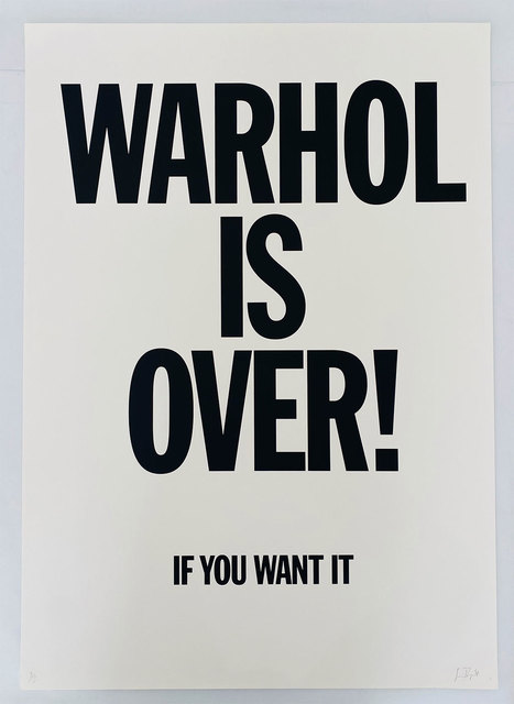Simon Thompson, ‘Warhol Is Over (White)’, 2007, Robert Fontaine Gallery