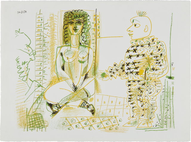 Pablo Picasso, ‘Le peintre et son modèle (The Painter and his Model)’, 1954, Phillips