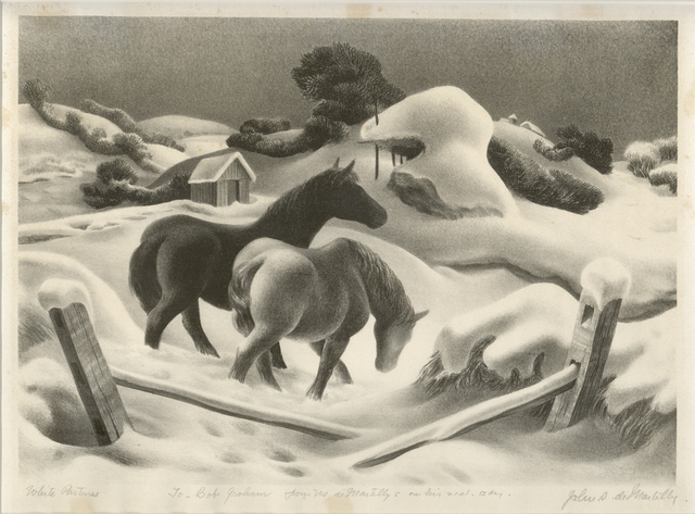 John de Martelly, ‘White Pastures’, 1940, Stone + Press Gallery