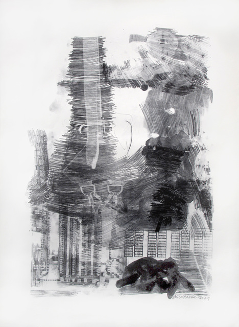 Robert Rauschenberg, ‘Earth Tie, Stoned Moon Series’, 1969, Woodward Gallery