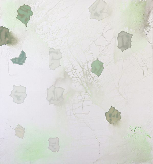 Olaf Quantius, ‘Untitled (grüne Buhne)’, 2016, Painting, Oil and acrylics on canvas, Kadel Willborn