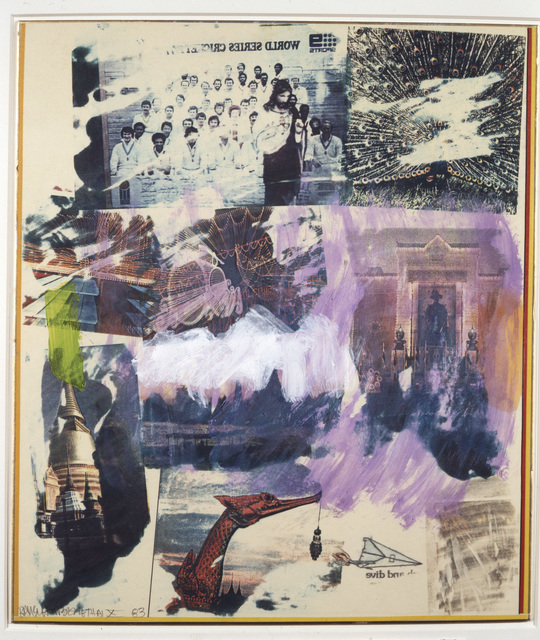 Robert Rauschenberg, ‘Thai X’, 1983, Academy Art Museum