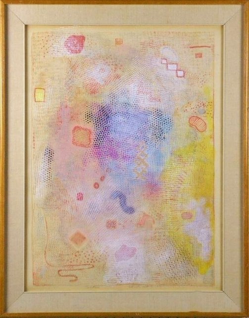 Robert Natkin, ‘"Intimate Lighting" 1973 Robert Natkin Mixed Media Painting’, 1973, Lions Gallery