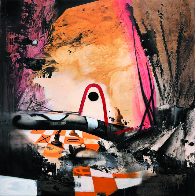 Marcus Jansen, ‘Red Tape and Chess Games’, 2019, New River Fine Art