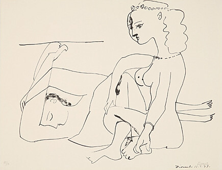 Pablo Picasso, ‘Femmes sur la plage’, 1947, Galerie Boisseree