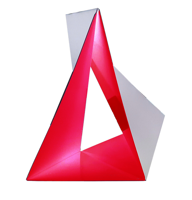 Juan Mejía, ‘Origami Bicolor No.10’, 2007, Sculpture, Cut and folded lacquered steel, Ministry of Nomads