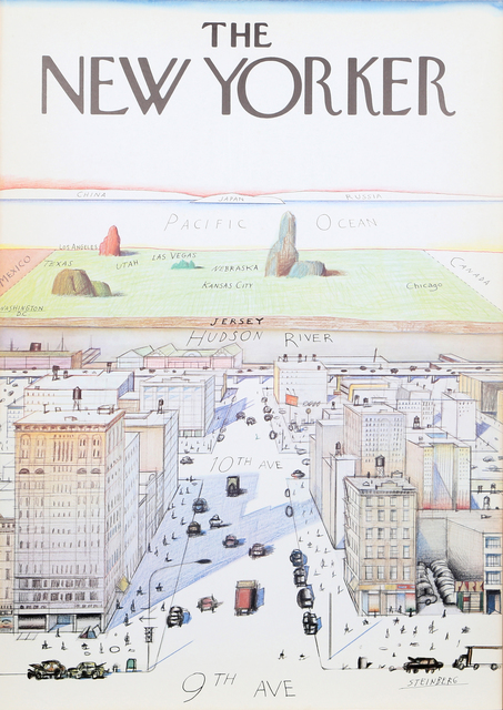 Saul Steinberg View Of The World From 9th Avenue The New Yorker 1976 Available For Sale Artsy