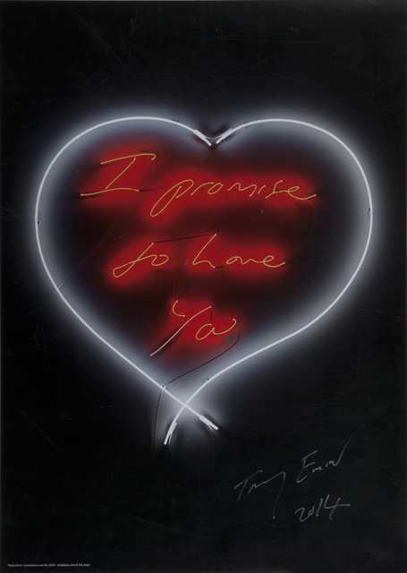 Tracey Emin, ‘I Promise To Love You’, 2014, Julien's Auctions