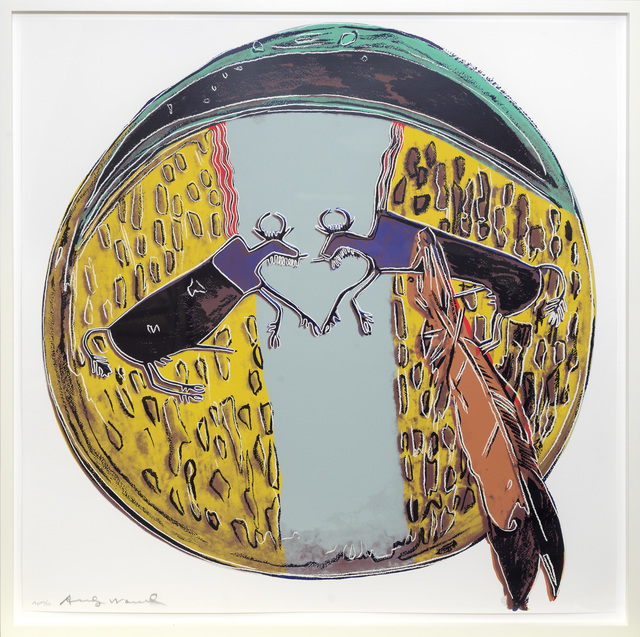 Andy Warhol, ‘Plains Indian Shield’, 1986, Print, Screenprint in colours., Sims Reed Gallery
