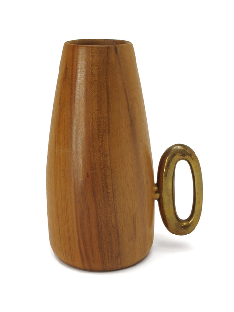 Carl Auböck, ‘Wood Cup with Corkscrew Handle’, ca. 1950, Patrick Parrish Gallery
