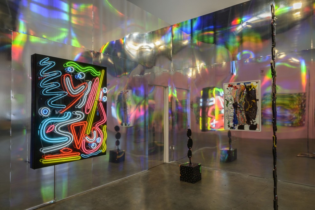 Installation View of Devin Troy Strother's "They Should've Never Given You Niggas Money," Richard Heller Gallery. Installation View of Devin Troy Strother's "They Should've Never Given You Niggas Money," Richard Heller Gallery.