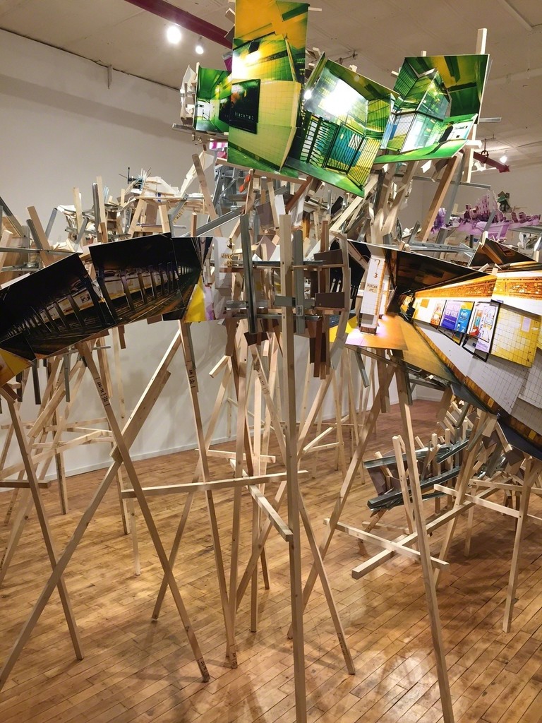 Above & Under L-Train, site-specific installation currently on view at Black & White Gallery/Project Space, February 26 - April 10, 2016 Above & Under L-Train, site-specific installation currently on view at Black & White Gallery/Project Space, February 26 - April 10, 2016
