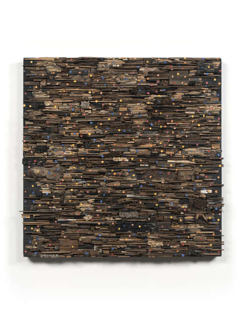 Leonardo Drew, ‘Number 10C’, 2015, Sculpture, Wood, paint and screws, Pearl Lam Galleries