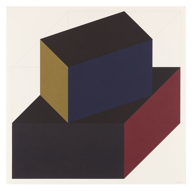 Sol LeWitt, ‘Forms Derived from a Cube (Colors Superimposed) 6’, 1991, Alan Cristea Gallery