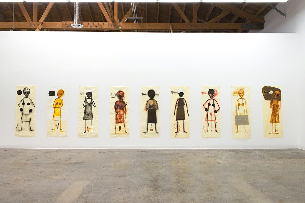 Mira Schor: "Power" Frieze installation view Mira Schor: "Power" Frieze installation view