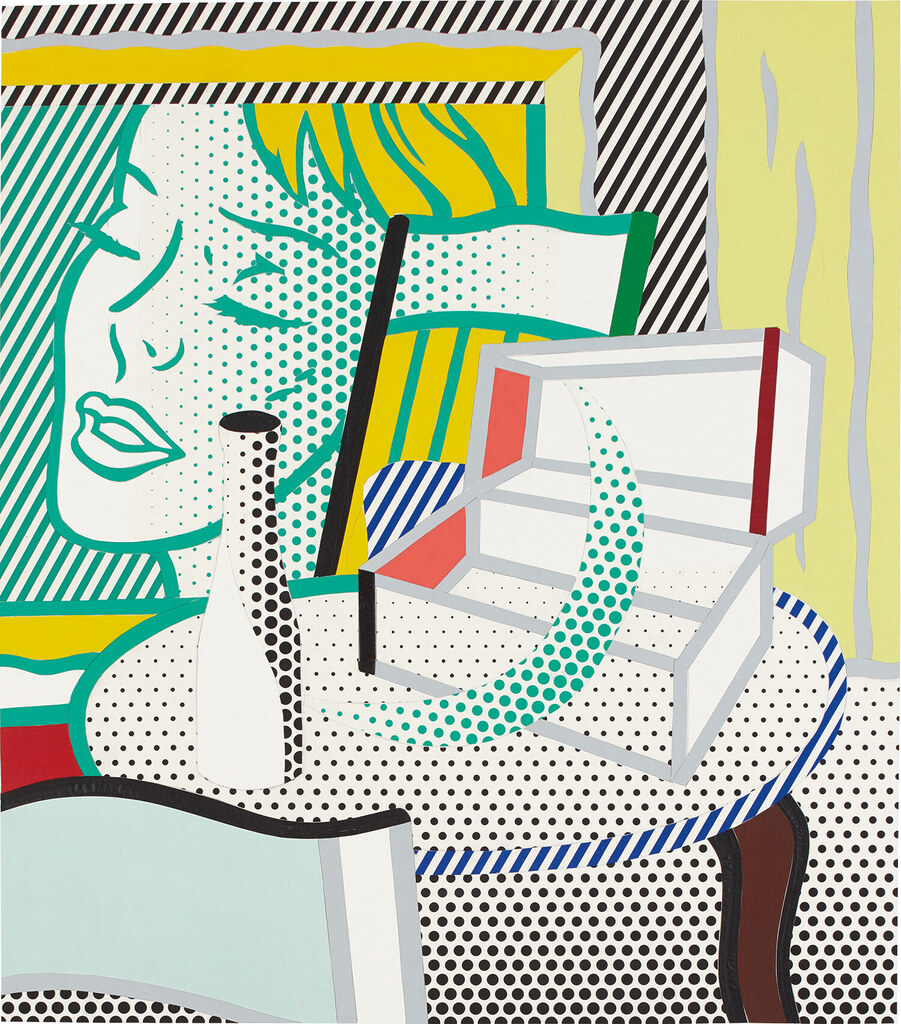 Roy Lichtenstein - Collage for Interior with Painting and Still Life