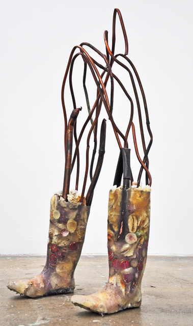 Christy Gast, ‘Okeechobee Legs (Envelope)’, 2011, Sculpture, Resin, shell, aluminum, pigment, Nina Johnson