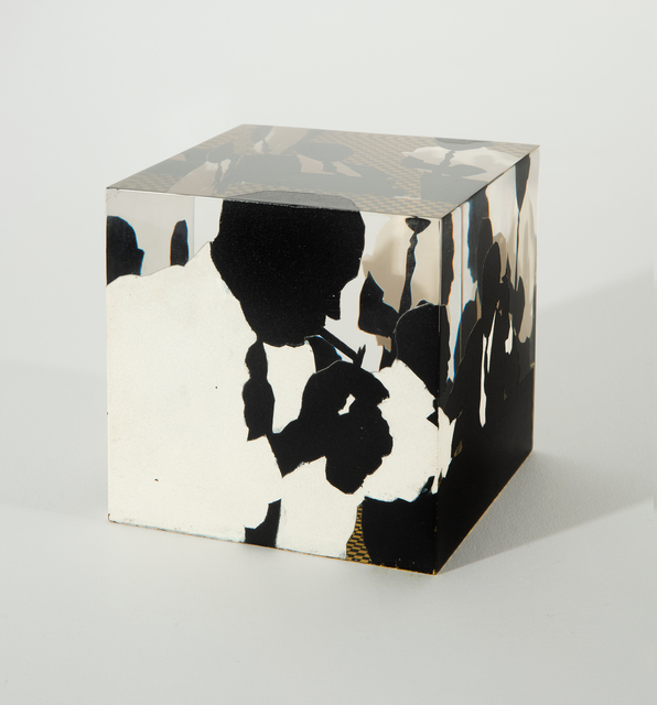 Idelle Weber, ‘Cube’, 1968, Sculpture, Silkscreened Lucite, Hollis Taggart