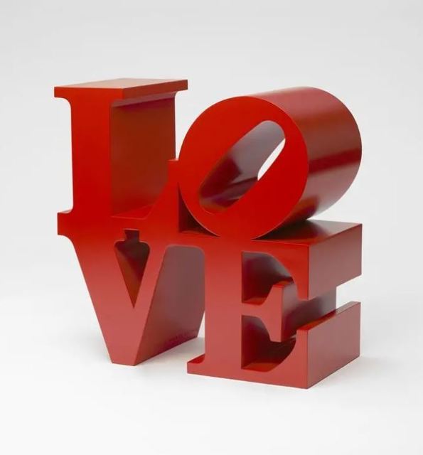 Robert Indiana, ‘LOVE (Red)’, 2009, Reproduction, Brushed aluminium, Lougher Contemporary