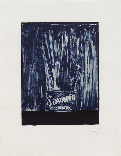 Jasper Johns, ‘Savarin 6 (blue)’, 1979, Susan Sheehan Gallery