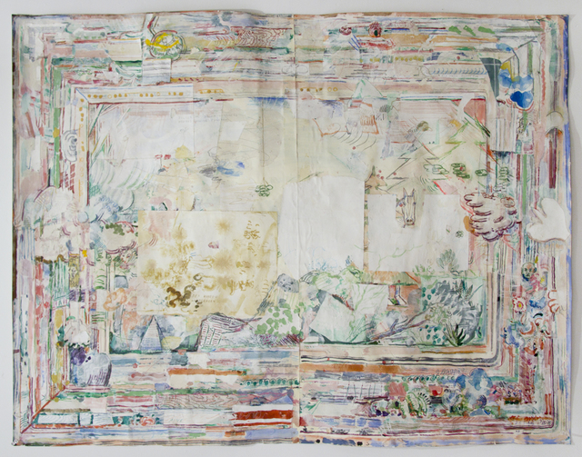 David Scher, ‘Stage’, 2018, Drawing, Collage or other Work on Paper, Mixed media on paper, Pierogi
