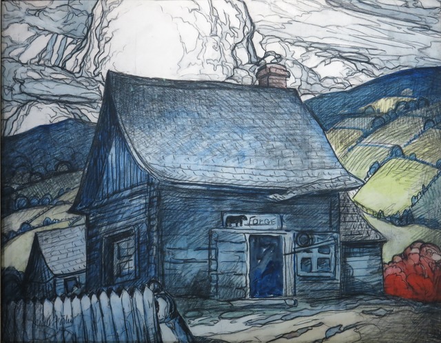 Marc-Aurèle Fortin, ‘La vieille forge ’, ca. 1945, Galerie Claude Lafitte