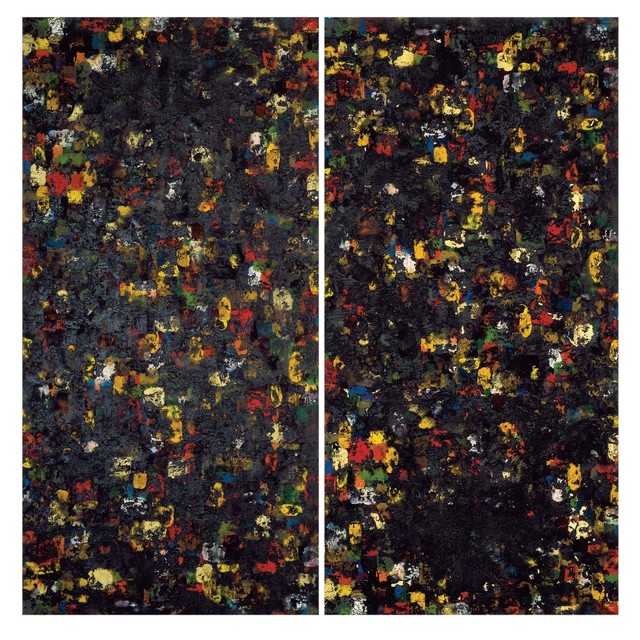 Rainer Gross, ‘Tinker Twins ’, 1997, Painting, Oil and pigments on canvas, Margaret Thatcher Projects