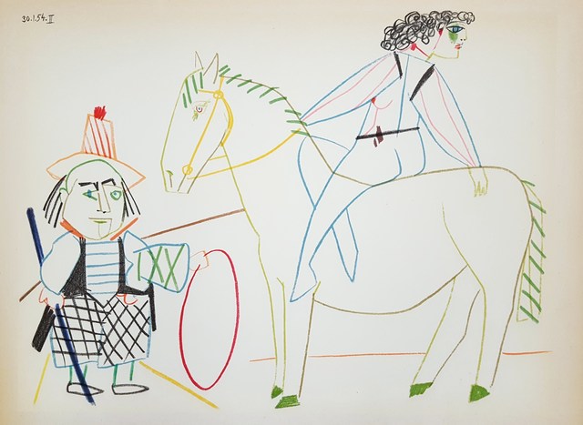 Pablo Picasso, ‘Untitled (Revue Verve)’, 1954, Print, Lithograph, Graves International Art