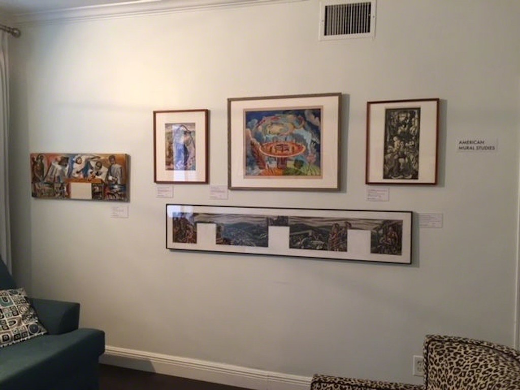 The Susan Teller Gallery Booth at INK Miami, 2017, Room 156, West Wall: American Mural Studies The Susan Teller Gallery Booth at INK Miami, 2017, Room 156, West Wall: American Mural Studies