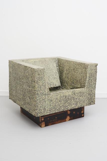 Karl Monies, ‘Delta State 02’, 2020, Design/Decorative Art, Chainsaw shaped recycled foam, phosphorescent plasti dip, shou sugi ban treated fir wood, Etage Projects